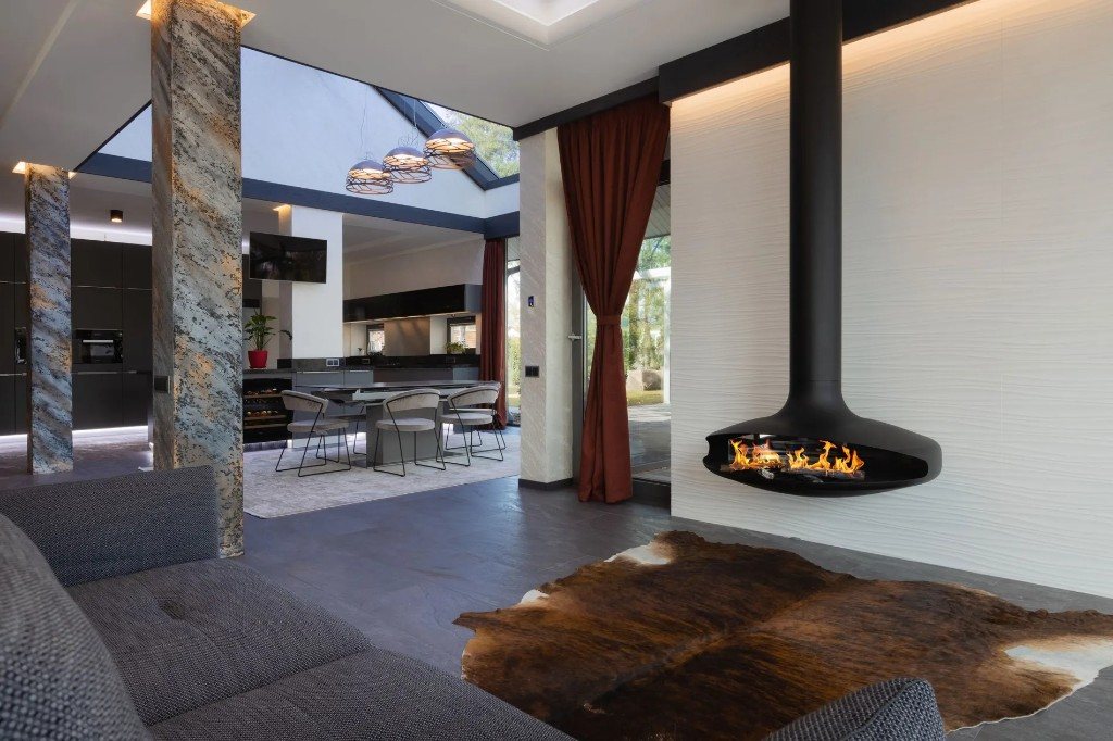 Ukrayna villa projesi — levha 10, Salon detayı